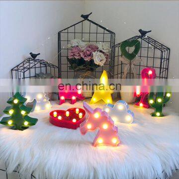 Decorative Indoor Party Family Mini marquee LED Night Light