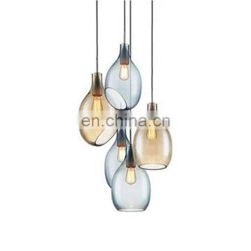 Home Decor Modern Hanging Lamp Glass Chandelier Pendant Lights for Hotel photo-4