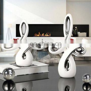 Chinese Traditional Wishful Knot High-quality Exquisite Ceramics Office Living Room Crafts Furnishings