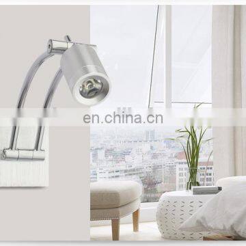 Wholesale Price Led Bedside Reading Lamp 150mm Length Swing Arm Led Wall Reading Lamp Hotel Bed Room Wall Lamp photo-3