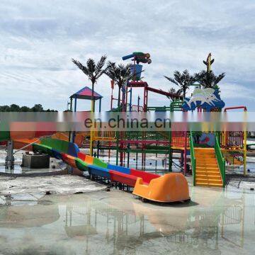 Hot Sell Water Park Middle-sized Fiberglass Water Playground With Kids Slide photo-4