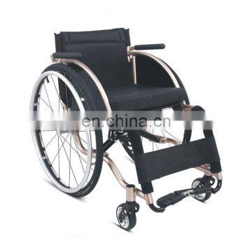 2021 New leisure sport rigid ultra lightweight folding wheelchair