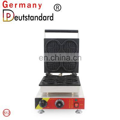 Smile Face Commercial Waffle Stick Maker Machine Electric