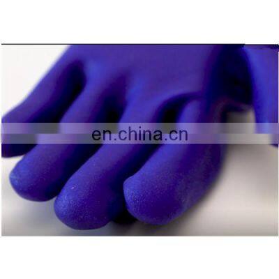 Working Hands PVC Coated Heavy Duty Rubber Gloves For Handling Chemicals photo-2