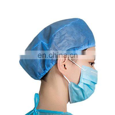 Class 1 Dust proof laboratory, sterile workshop using disposable medical isolation cap  with Elastic Edge