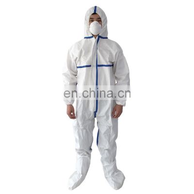 Free Samples Customized Breathable Disposable Microporous Coveralls Workwear