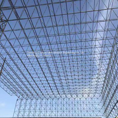 steel structure space frame light steel coal storage grid steel structure