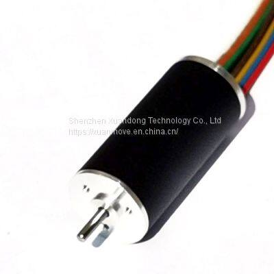 16mm brushless hollow cup motor can be equipped with reducer, and the hollow cup motor has high efficiency