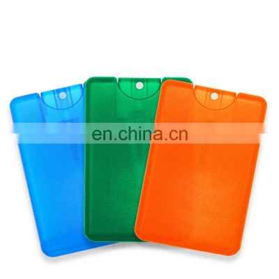 Custom Cheap Injection Plastic Pocket Size Credit Card Spray Bottle