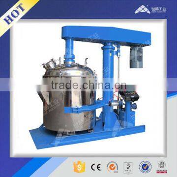 Vacuum high speed paint dispersing mixing machine