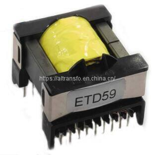 ETD59 horizontal high frequency transformer