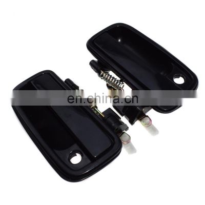 Free Shipping!For 1995-2004 TOYOTA TACOMA FRONT OUTER EXTERIOR SMOOTH BLACK DOOR HANDLE PAIR