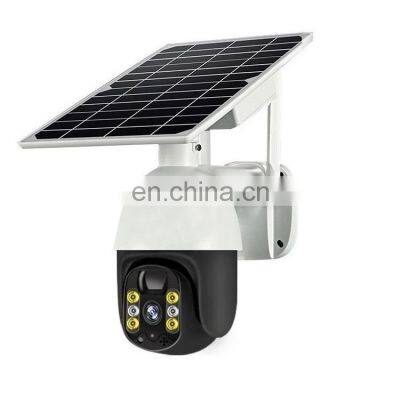 Direct sales of low-power solar smart video AI human body detection users External WIFI PTZ camera