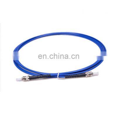 ST Simplex Spiral Armored Optical Fiber Patchcord Single Mode Fiber Patch cord Fiber Jumper FTTH