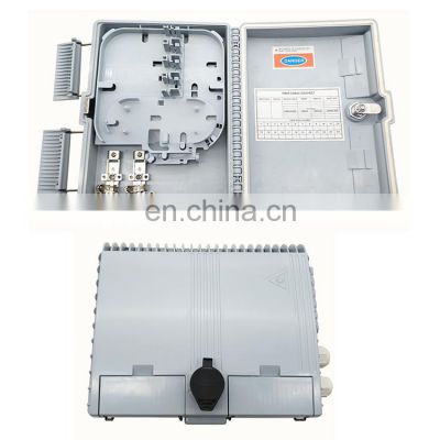 8/12 core Fiber Distribution Box PC ABS  fiber termination box with adapter 8/12  fiber splice tray FDB