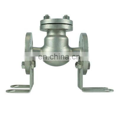 DKV Factory Price 6 Inch WCB Stainless Steel High Temperature Swing Flange Check Valve photo-2