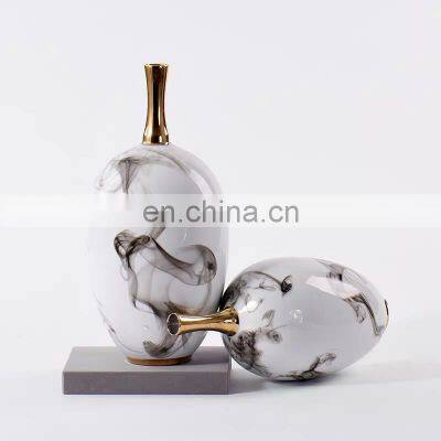 Luxury New Chinese Painting Modern Porcelain & Ceramic Flower Vase for Home Decoration