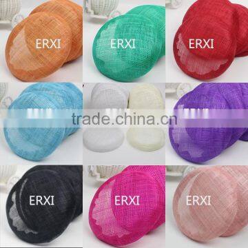 Wholesale Red Fascinator Round Sinamay Hat Base photo-4