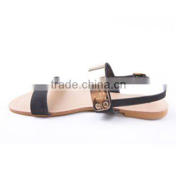 Hot Selling Latest Low Heel Ladies New Fashionable Flat Sandals With Sequined Decoration photo-4