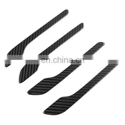 tesla  carbon fiber  tesla model 3 y parts door handle trip Suitable for Tesla modified accessory