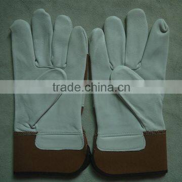 New products of sheep grain leather car driving gloves / safety working gloves for drivers