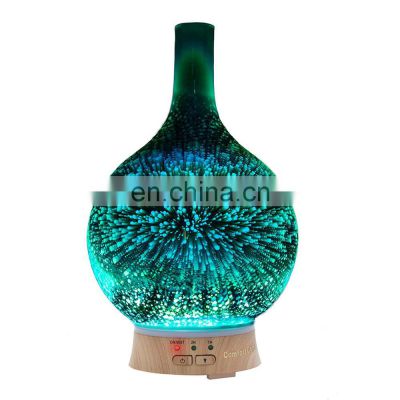 3D Glass Essential Oil Aroma Diffuser For House Decoration