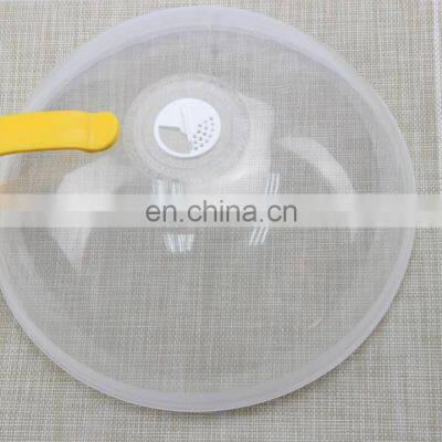 Heat Resistant Plastic Anti-Sputtering Lid Food Cover Microwave Oven Splatter Guard With Removable Handle and Steam Vent photo-5
