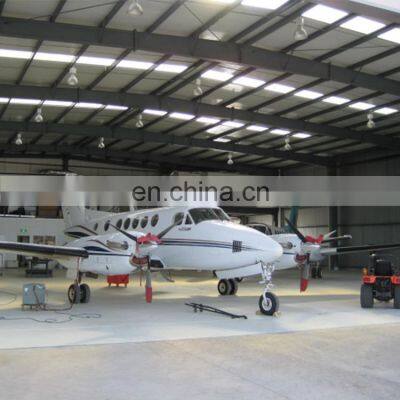 Hot Sale Prefab Steel Structure DDP Price H beam Metal Steel Structure Aircraft Hangar