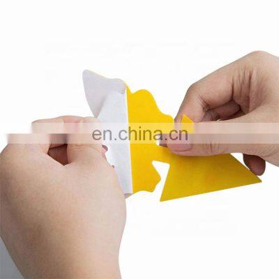 Low Factory Wholesale Price Direct Yellow Butterfly Shape Sticky Glue Insect Fly Killer Traps for Indoor Plant Pest