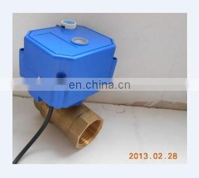 CWX-25S dc12v moter operate valve brass ss304 dn25 dn8 dn10 cr04 cr05 cr02 motorized electric valve