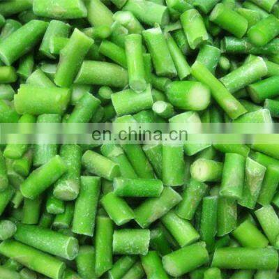 X ray inspected Various Specs Tender IQF Frozen Green Cut Asparagus Spears