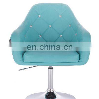 Beauty Salon Chair PU Leather Barber Chair With Crystals photo-2