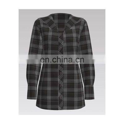 New Arrival Black checked yarn-dyed poplin   100%Cotton Yarn Dye yarn-dyed fabric for dress