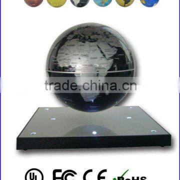 China manufacturer magnetic levitating globe rotating globe with led