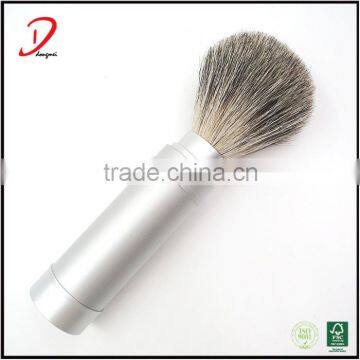 China Manufacturer Private Label Metal Handle Retractable Shaving Brush