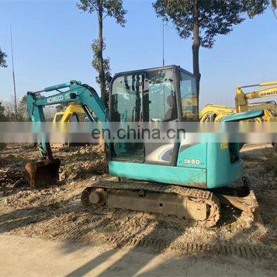 Used kobelco sk60 mini excavator