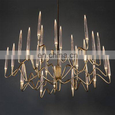 Modern Style Designer Luxury Pendant Lamp French Chandelier Lamp For Villa Room