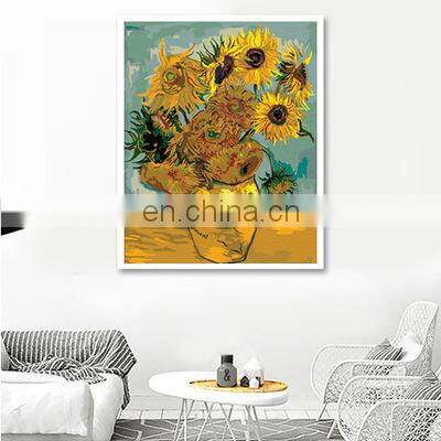 Hot sale diy cartoon hand-painted  DIY  digital oil painting