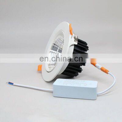 5W 10W 15W COB Round Ceiling Recessed Downlight LED Spotlight Spot Down Light