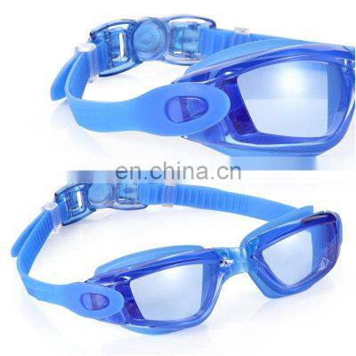 Custom Eyes protection Adult Swim Glasses Goggles Clear Anti Fog Silicone Swimming Goggles