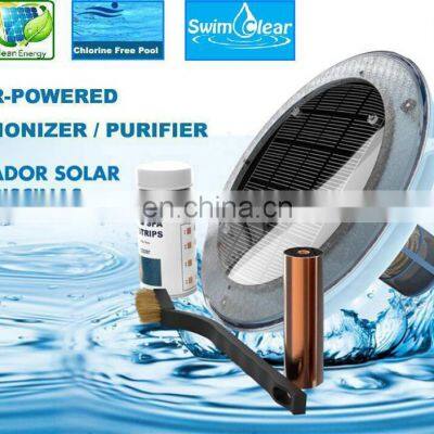 Автоматический непрерывный очиститель воды с энергосбережением, солнечного питания и ионизатором для бассейна photo-5
