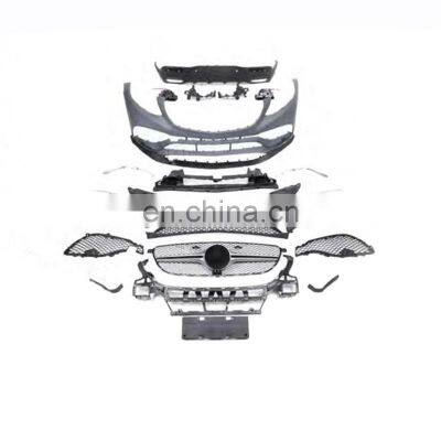 Front Grille Bumper Lip Car Assembly Black Accessories For Mercedes Benz 2014-2020/2018-2020