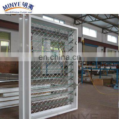 European standard security window with steel wire gauze