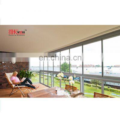 Folding Windows aluminum or upvc profiles  bi fold window slide fold window