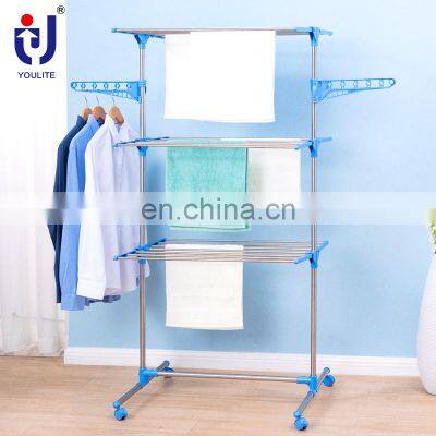 Professional design bedroom aluminium clothes drying rack