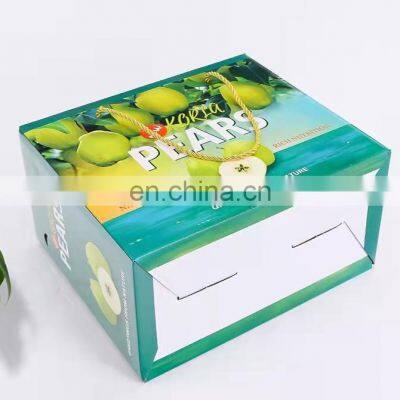 Multi Sizes Cardboard Corrugated Paper Fruit Packaging Boxes Pear Carton Paper Box photo-2