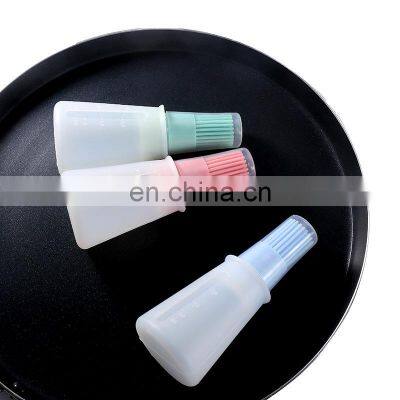 Barbecue Oil Brush Oil Dispenser With Brush High Temperature Resistant Silicone Oil Bottle With Brush Kitchen Baking Gadgets photo-4