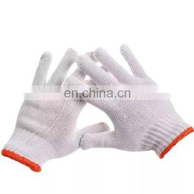 Comfortable Breathable Durable Protective Industrial  Labour Safety Work Glove Used Cotton Materials