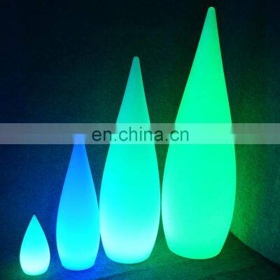 decorative floor lamp stand /Modern fancy RGB 16 color change dimmable cordless solar lights outdoor led floor standing lamp