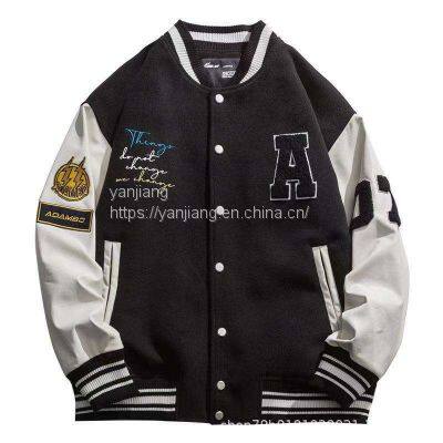custom log supplier varsity jacket men